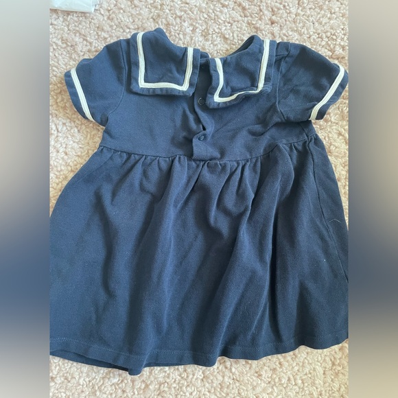 Cyrillus Navy and White Sailor Dress - Picture 3 of 3